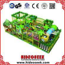Galvanisierter Stahl PVC-Plastik-Dschungel-Thema-Spielplatz Innen für Verkauf